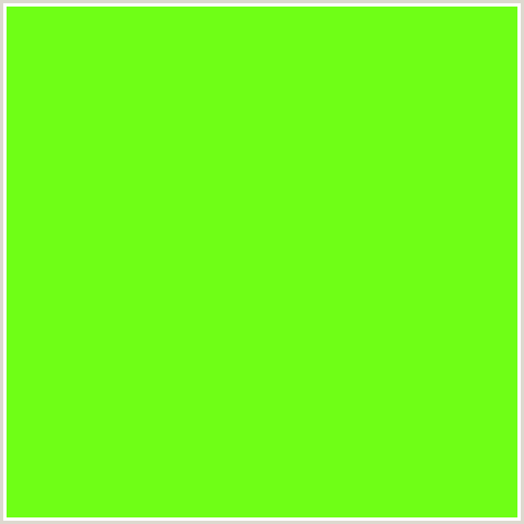 6FFF16 Hex Color Image (BRIGHT GREEN, GREEN)