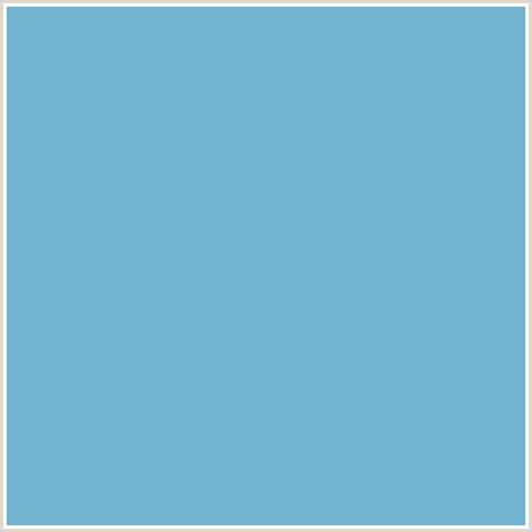 72B3CF Hex Color Image (DOWNY, LIGHT BLUE)
