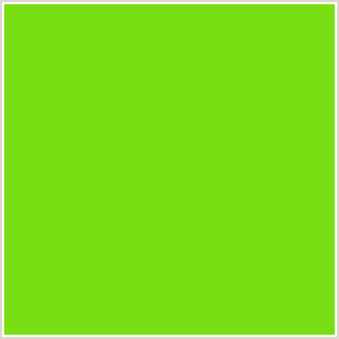 78DF12 Hex Color Image (GREEN, LIMA)