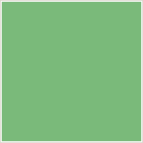 7ABA7A Hex Color Image (DE YORK, GREEN)