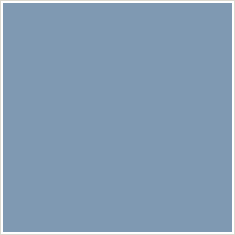 7F99B2 Hex Color Image (BALI HAI, BLUE)