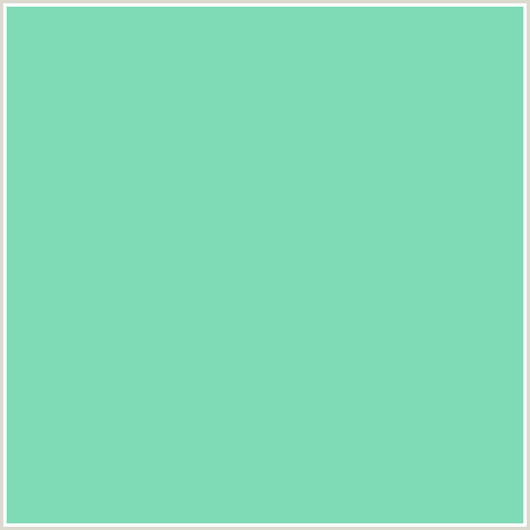 7FDBB6 Hex Color Image (BERMUDA, GREEN BLUE)
