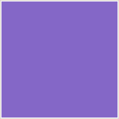 8467C7 Hex Color Image (BLUE MARGUERITE, BLUE VIOLET)