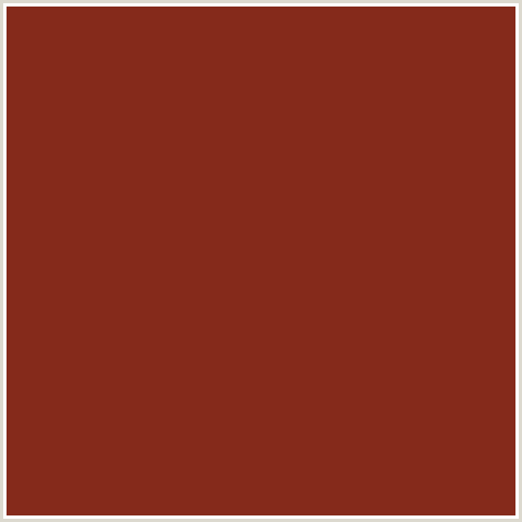 852A1B Hex Color Image (MOCHA, RED)