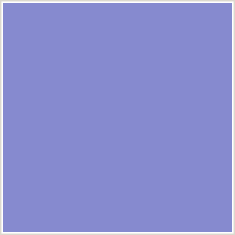868ACF Hex Color Image (BLUE, MOODY BLUE)