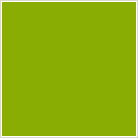 8AAD03 Hex Color Image (GREEN YELLOW, LIMEADE)