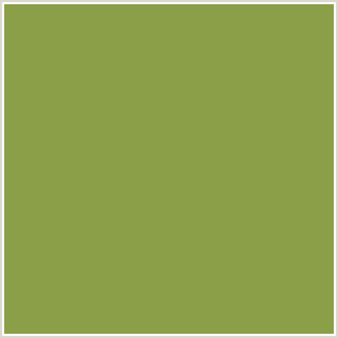 8B9E48 Hex Color Image (GREEN YELLOW, SYCAMORE)