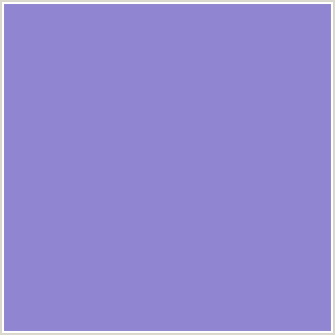 8F85D0 Hex Color Image (BLUE, MOODY BLUE)