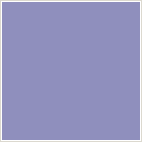 8F8FBD Hex Color Image (BLUE, WILD BLUE YONDER)