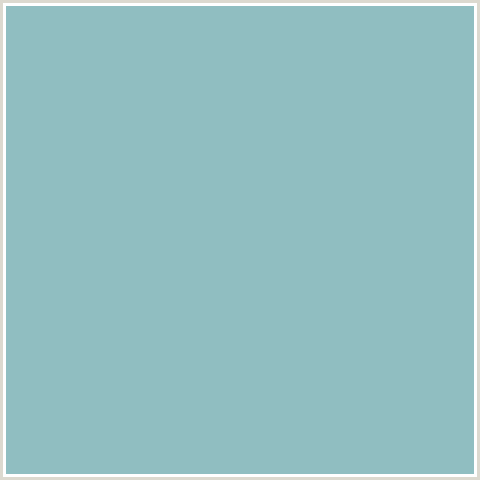 90BEC1 Hex Color Image (LIGHT BLUE, NEPAL)