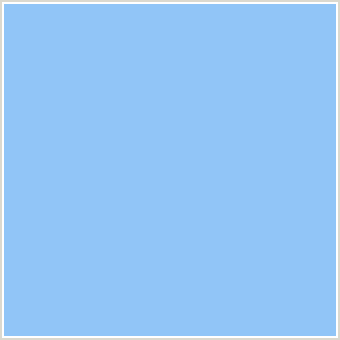91C5F7 Hex Color Image (BLUE, MALIBU)