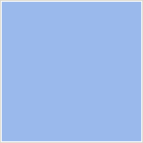 9AB9EC Hex Color Image (BLUE, CORNFLOWER)