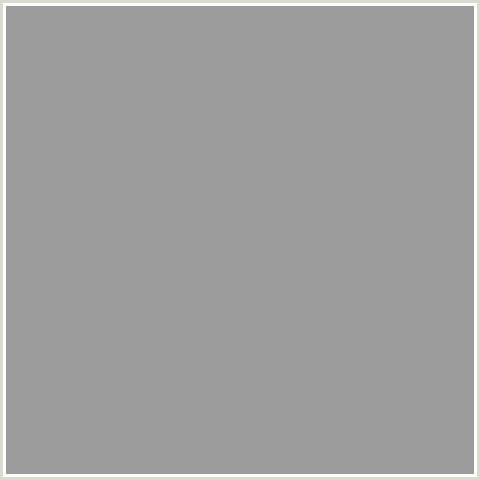 9C9B9B Hex Color Image (DUSTY GRAY, RED)