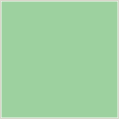 9DD19F Hex Color Image (GREEN, MOSS GREEN)