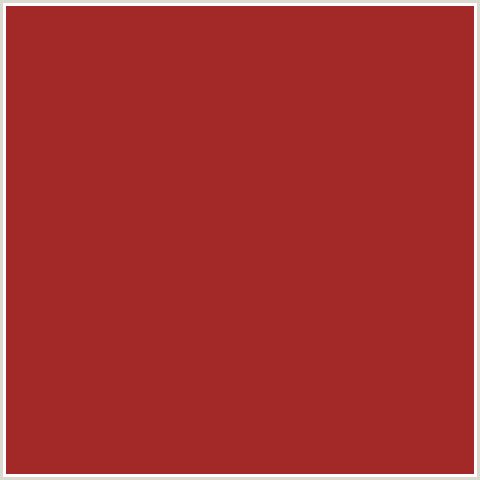 A32929 Hex Color Image (MEXICAN RED, RED)