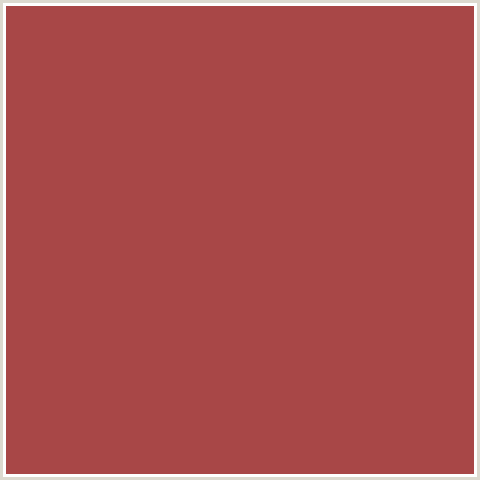 A84747 Hex Color Image (APPLE BLOSSOM, RED)