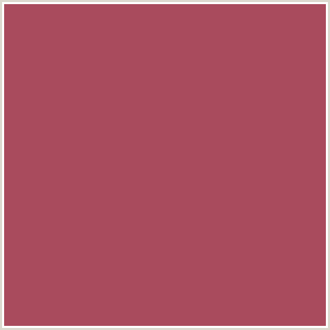 A94B5D Hex Color Image (CADILLAC, RED)