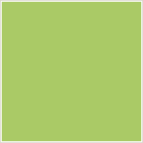 AACA66 Hex Color Image (GREEN YELLOW, WILD WILLOW)