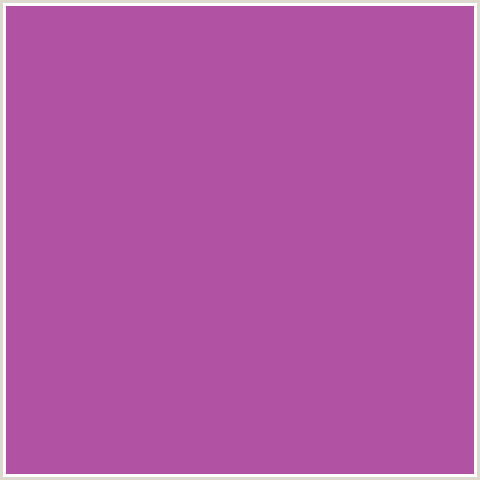 B252A3 Hex Color Image (DEEP PINK, FUCHSIA, FUSCHIA, HOT PINK, MAGENTA, TAPESTRY)