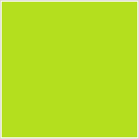 B4DF1E Hex Color Image (GREEN YELLOW, INCH WORM)