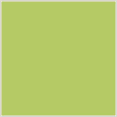 B5CA67 Hex Color Image (GREEN YELLOW, WILD WILLOW)