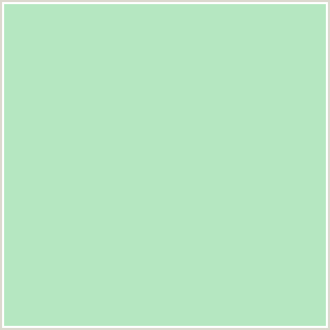 B5E7C1 Hex Color Image (GREEN, PADUA)