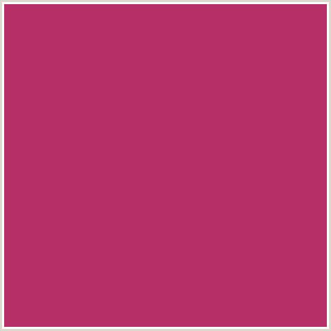 B62F67 Hex Color Image (HIBISCUS, RED)