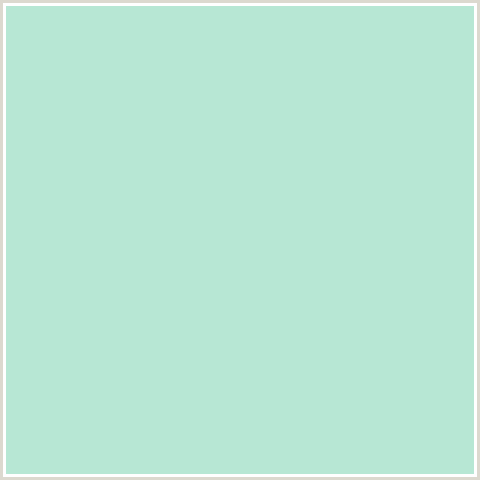 B7E7D4 Hex Color Image (GREEN BLUE, PADUA)