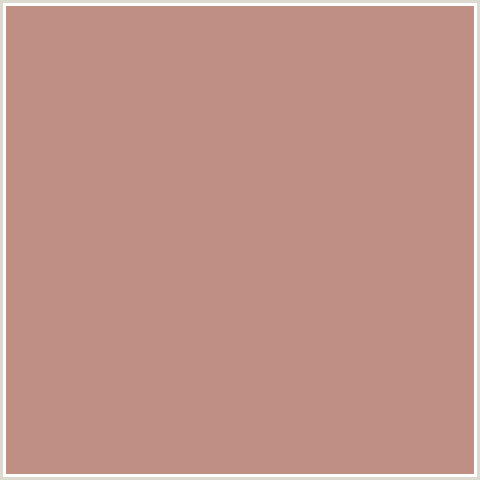 C08F83 Hex Color Image (BRANDY ROSE, RED ORANGE)