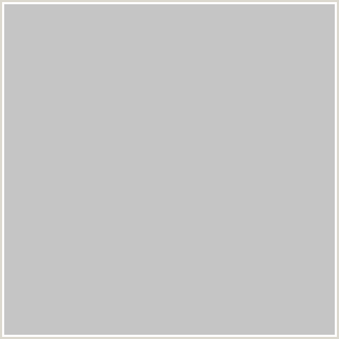 C5C5C5 Hex Color Image (GRAY, GREY, SILVER)