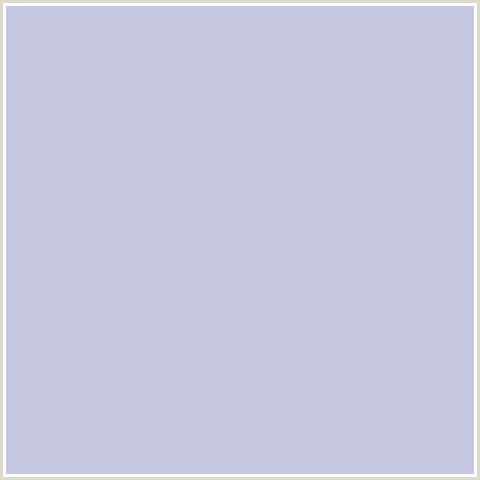 C5C7E0 Hex Color Image (BLUE, BLUE HAZE)