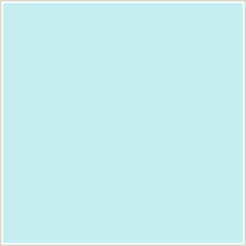 C5EEF0 Hex Color Image (BABY BLUE, CRUISE, LIGHT BLUE)