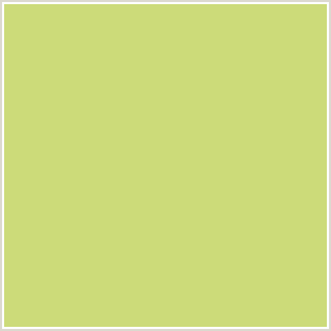 CCDB79 Hex Color Image (YELLOW GREEN)