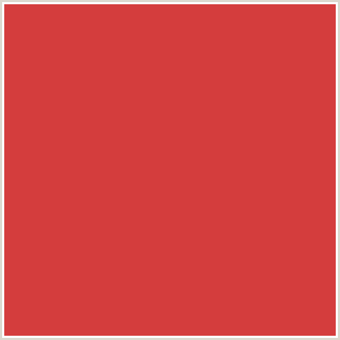 D43D3D Hex Color Image (RED, VALENCIA)