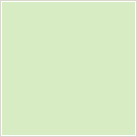 D8ECC3 Hex Color Image (CHROME WHITE, GREEN YELLOW)