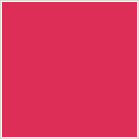 DC2E57 Hex Color Image (CERISE RED, RED)