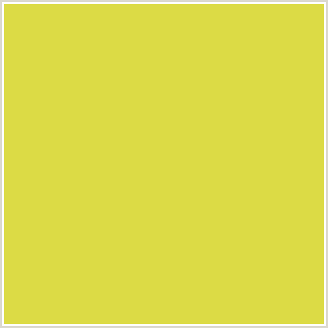 DCDB45 Hex Color Image (WATTLE, YELLOW GREEN)