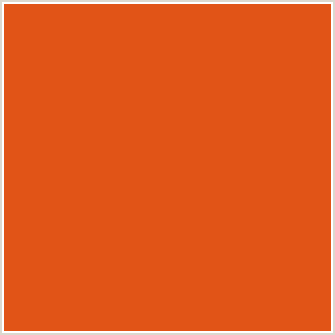 E15417 Hex Color Image (HOT CINNAMON, RED ORANGE)