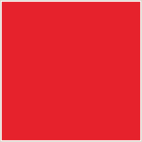 E6222C Hex Color Image (ALIZARIN CRIMSON, RED)