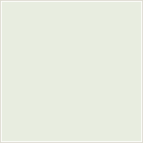 E8EDE0 Hex Color Image (GREEN WHITE, GREEN YELLOW)