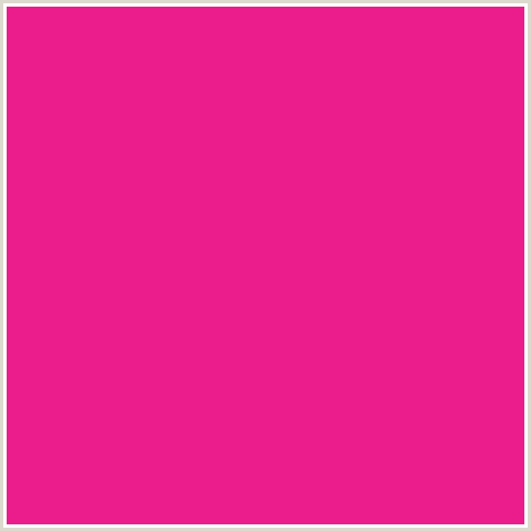 EB1D8D Hex Color Image (DEEP PINK, FUCHSIA, FUSCHIA, HOT PINK, MAGENTA, RED VIOLET)