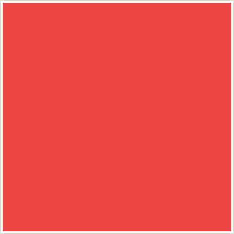 EC4343 Hex Color Image (CINNABAR, RED)
