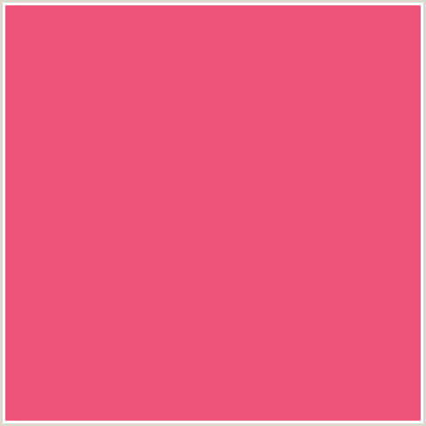 EF557B Hex Color Image (FRENCH ROSE, RED)