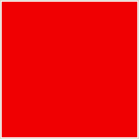 F00002 Hex Color Image (RED)