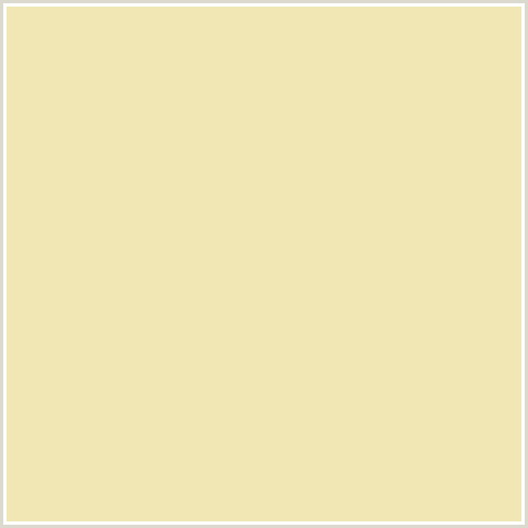 F0E7B4 Hex Color Image (DOUBLE COLONIAL WHITE, YELLOW)