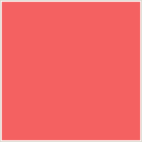F46161 Hex Color Image (CARNATION, RED)