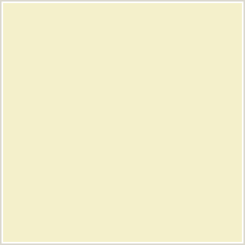 F4F0CB Hex Color Image (MINT JULEP, YELLOW)