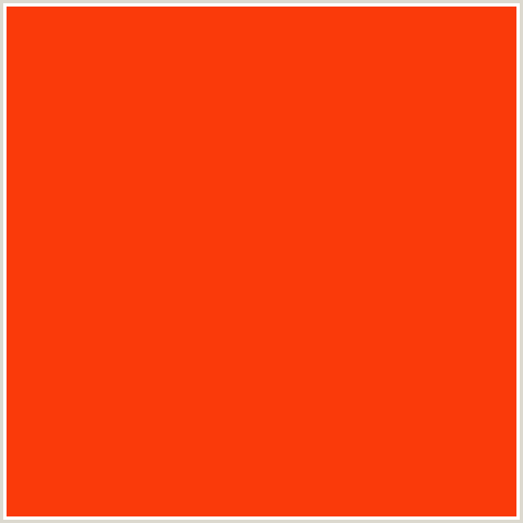 FA3A0A Hex Color Image (RED ORANGE, VERMILION)