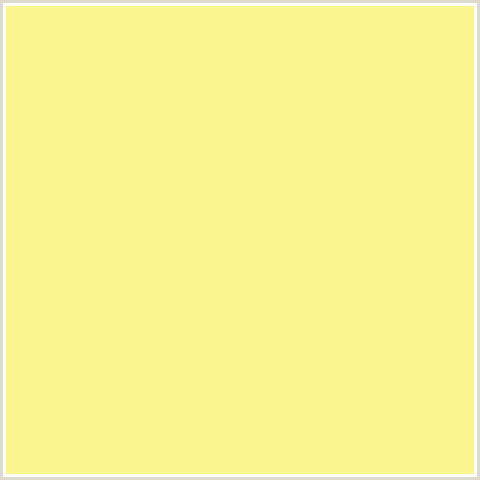 FAF58E Hex Color Image (SWEET CORN, YELLOW)