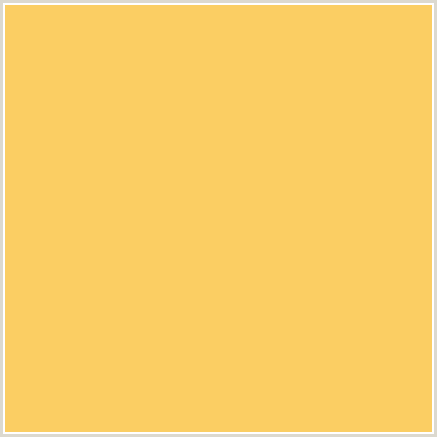 FBCE63 Hex Color Image (GOLDENROD, YELLOW ORANGE)